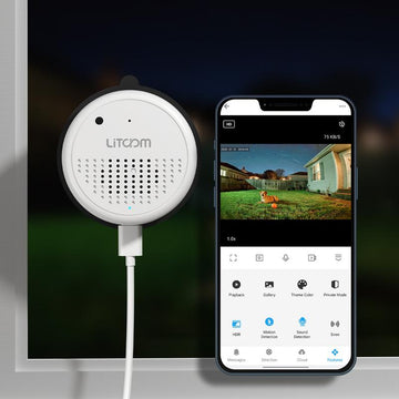 2K Litokam Window Camera - 5G & 2.4GHz Indoor Home Security Camera